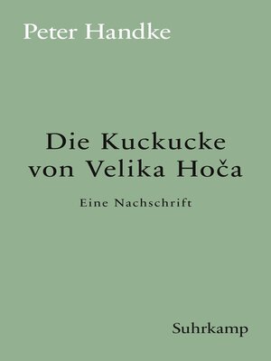 cover image of Die Kuckucke von Velika Hoča